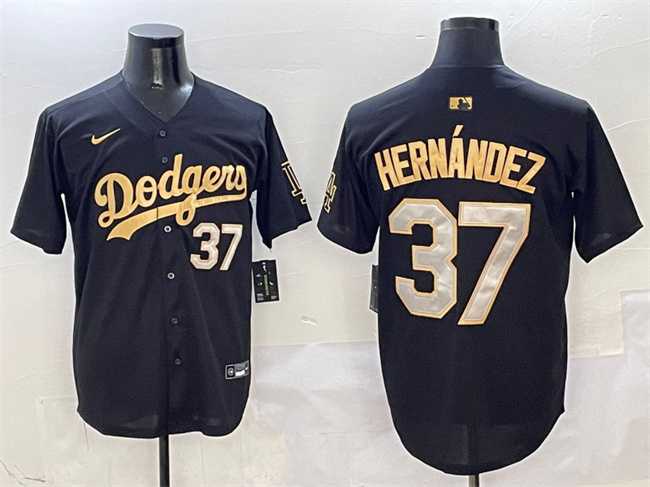 Men's Los Angeles Dodgers #37 Teoscar Hernandez Black Gold Limited Stitched Jersey,We sell and wholesale Men's Los Angeles Dodgers #37 Teoscar Hernandez Black Gold Limited Stitched Jersey on line form chian!